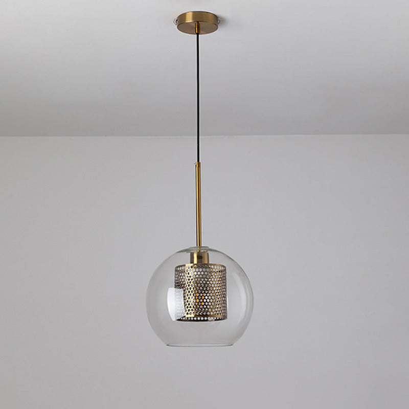 Olverai Elegant Round/Cylinder Glass Pendant Light