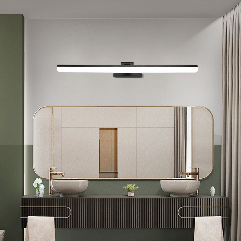 Arcato Modern White Vanity Light - Rectangular
