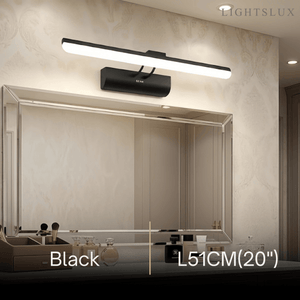Arcato Modern White Vanity Light - Rectangular