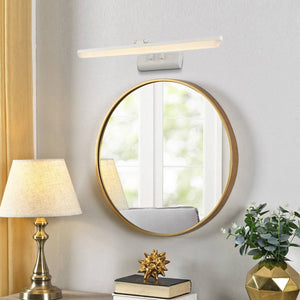 Arcato Modern White Vanity Light - Rectangular