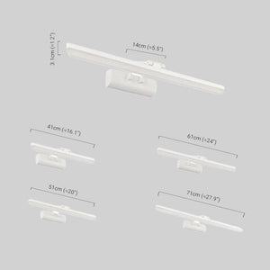 Arcato Modern White Vanity Light - Rectangular