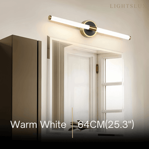 Arcato Minimalist Stick Vanity Wall Lamp – Mirror Front for Bathroom