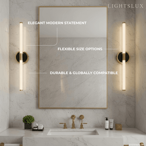 Arcato Minimalist Stick Vanity Wall Lamp