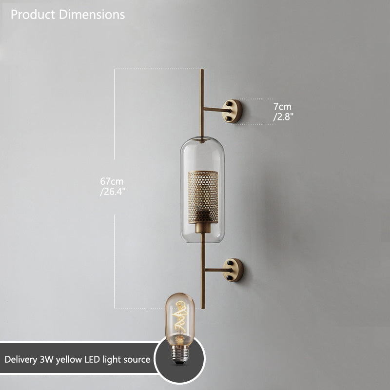 Olverai Industrial Hurricane Wall Sconce