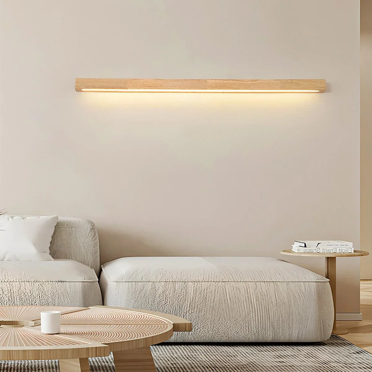 Arlo Linear Wood Wall Light for Hallway