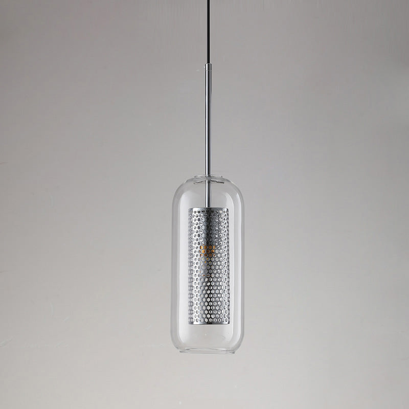 Olverai Elegant Round/Cylinder Glass Pendant Light