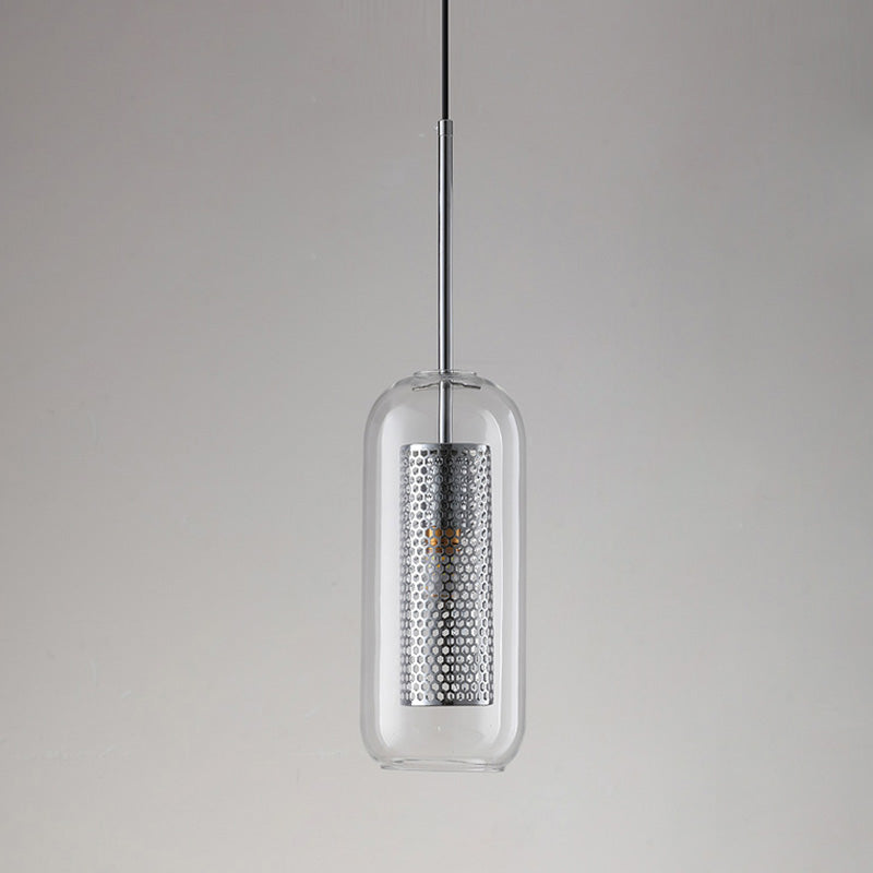 Olverai Elegant Round/Cylinder Glass Pendant Light