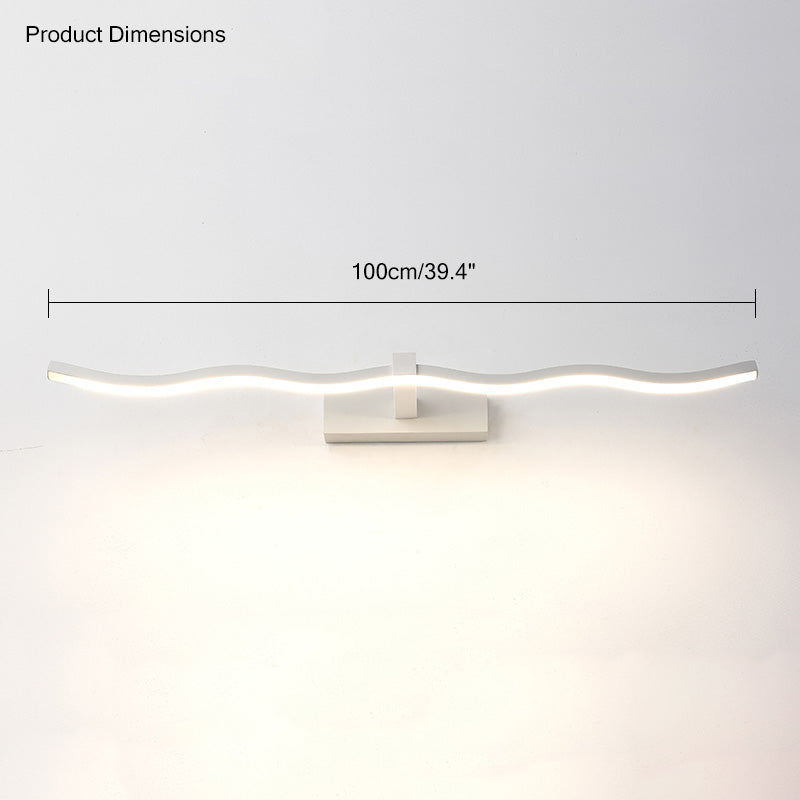 Olverai Linear Vanity Bathroom Wall Sconce for Mirror