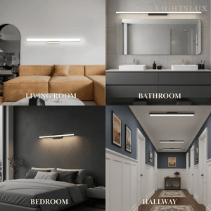 Minimalist Linear Vanity Wall Lamp