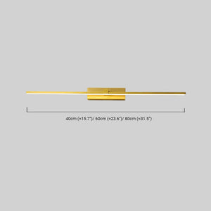 Modern Linear Wall Lamp Dimension