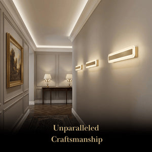 OLVERAI Calista Gold Rectangular LED Vanity Light