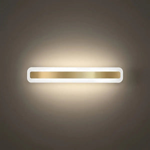 OLVERAI Calista Gold Rectangular LED Vanity Light