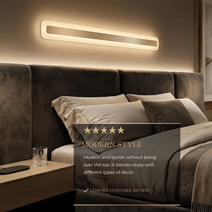 OLVERAI Calista Gold Rectangular LED Vanity Light