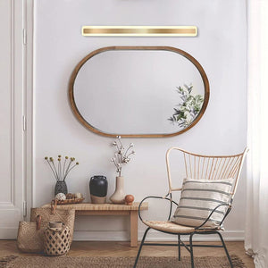 OLVERAI Calista Gold Rectangular LED Vanity Light