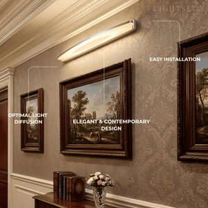 Modern Elliptical Vanity Light