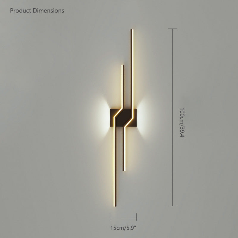 Olverai Sculptural Up Down Wall Sconce