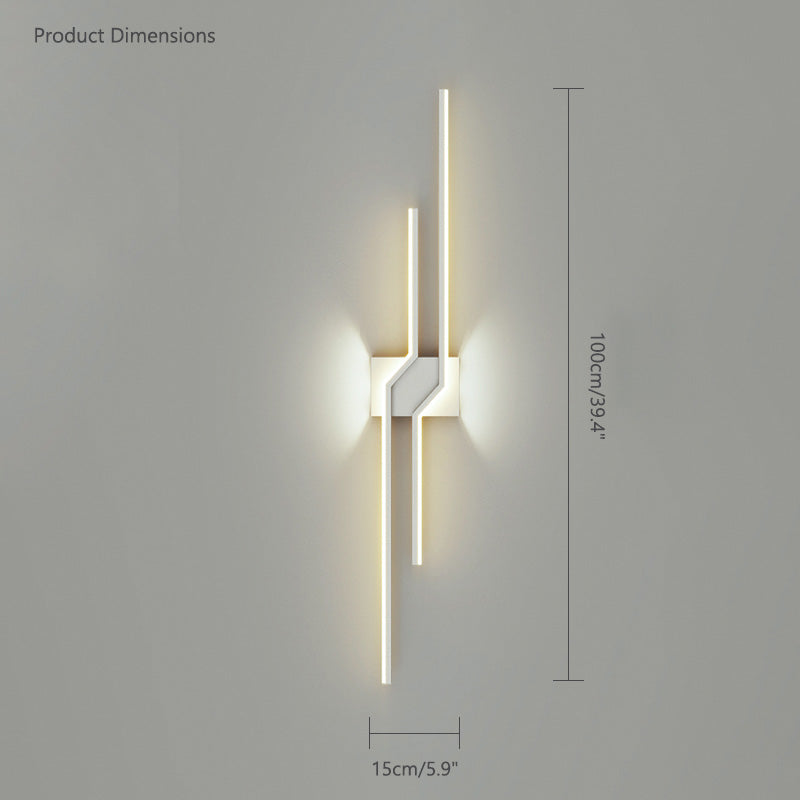 Olverai Sculptural Up Down Wall Sconce