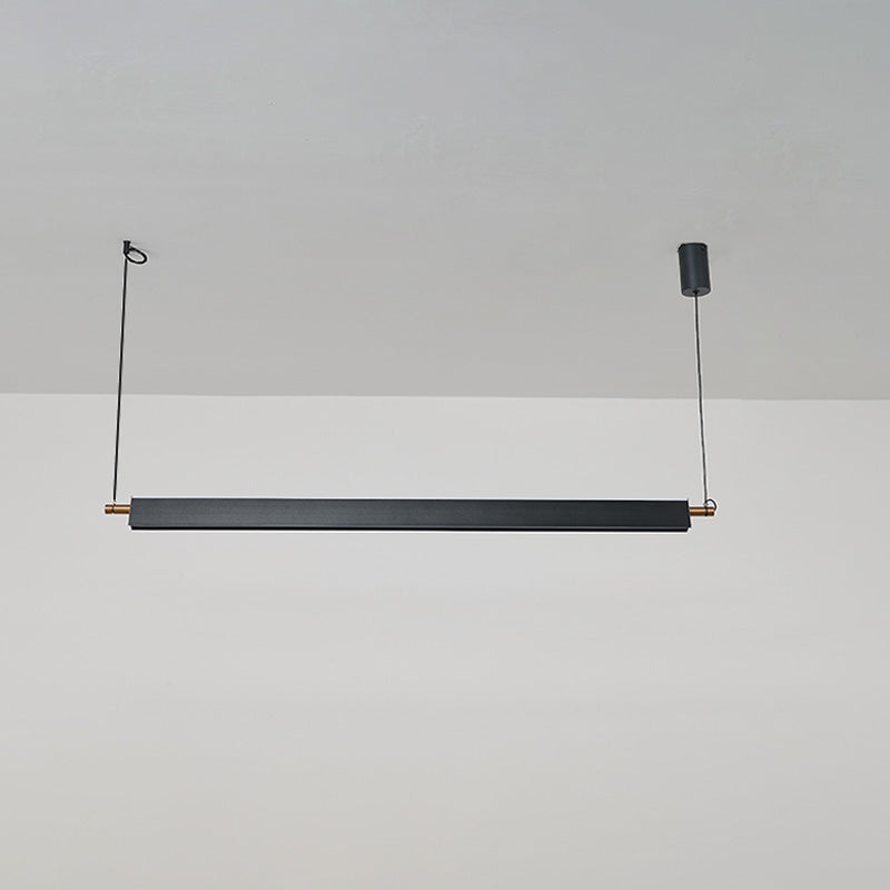 Olverai Black Linear Pendant Light