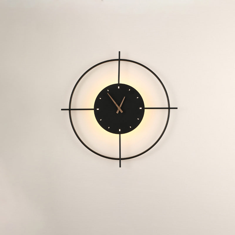 Olverai Wall Clock with Led Light