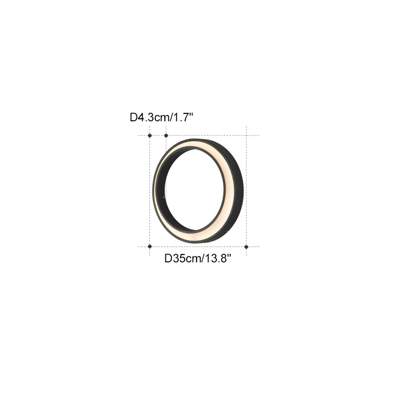 Olverai Outdoor Crescent Wall Light