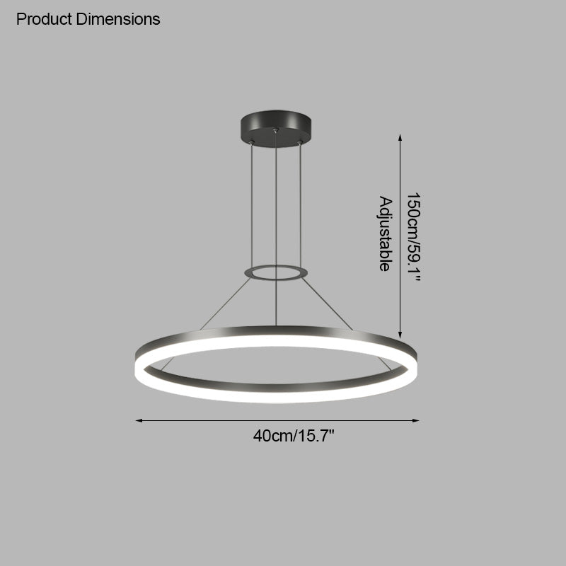 Olverai Circular Led Chandelier