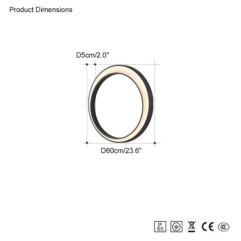 Olverai Outdoor Crescent Wall Light