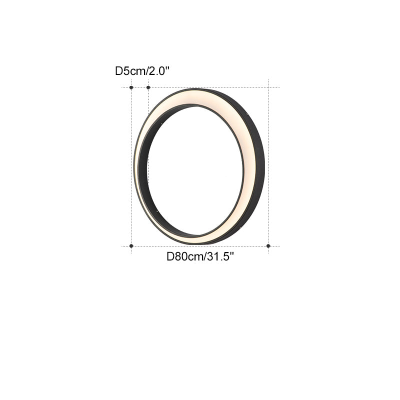 Olverai Outdoor Crescent Wall Light