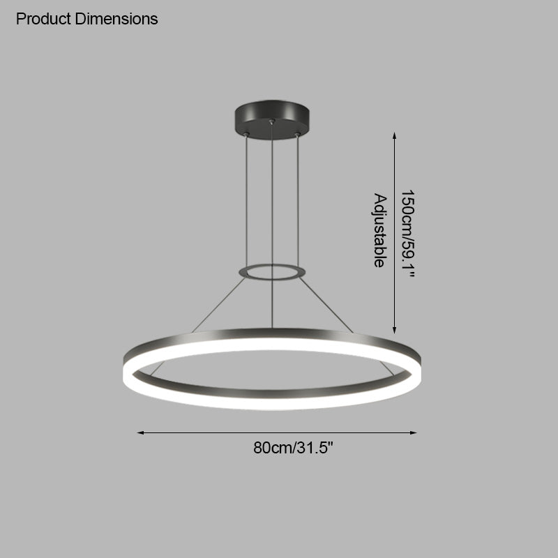 Olverai Circular Led Chandelier