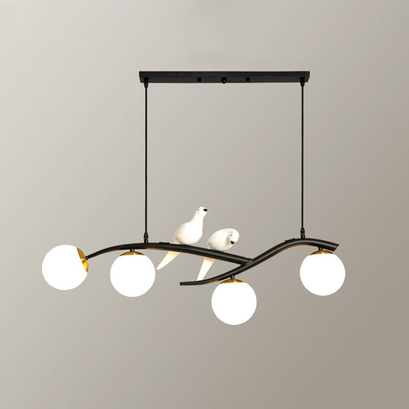 Olverai Branching Frosted Glass Bubble Chandelier-WM2258