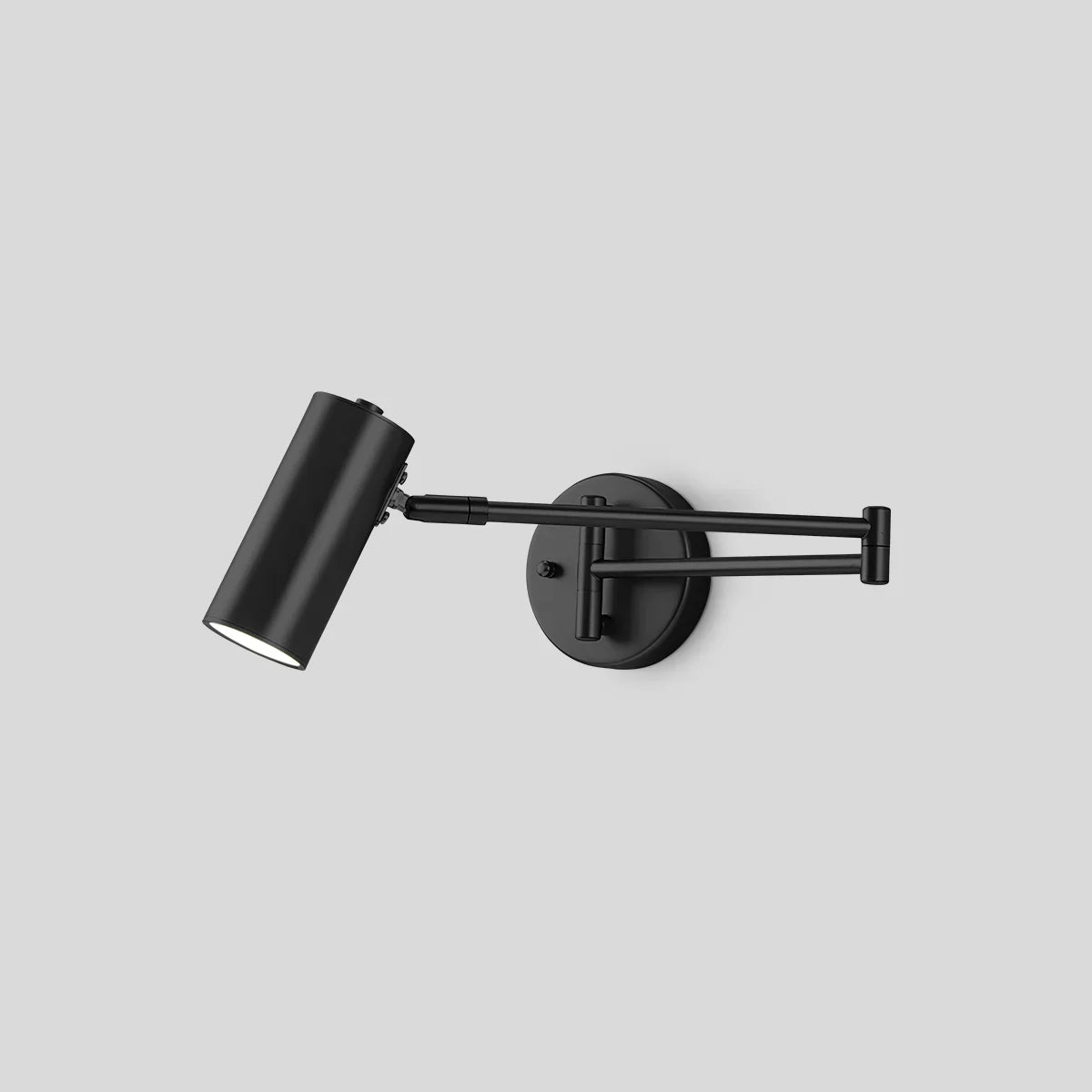 Black Swing-Arm Wall Lamp