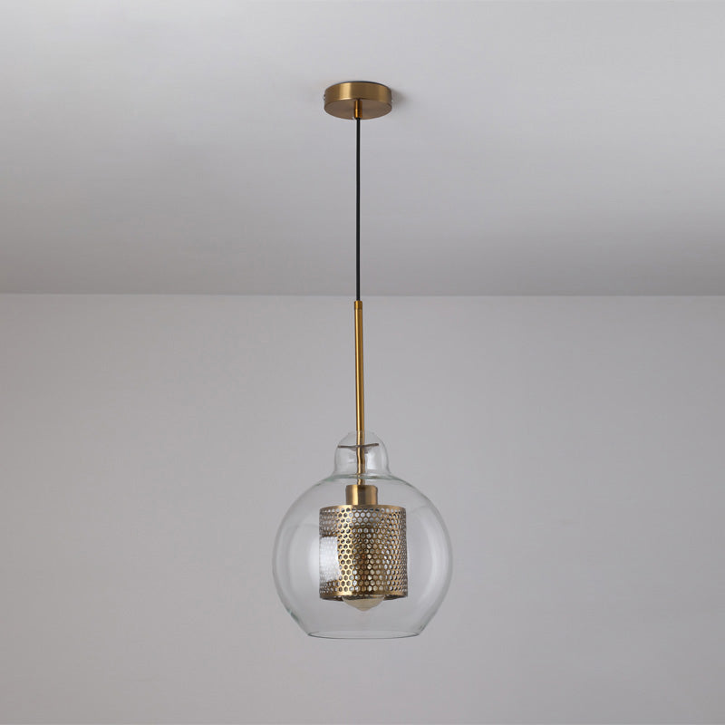 Olverai Elegant Round/Cylinder Glass Pendant Light