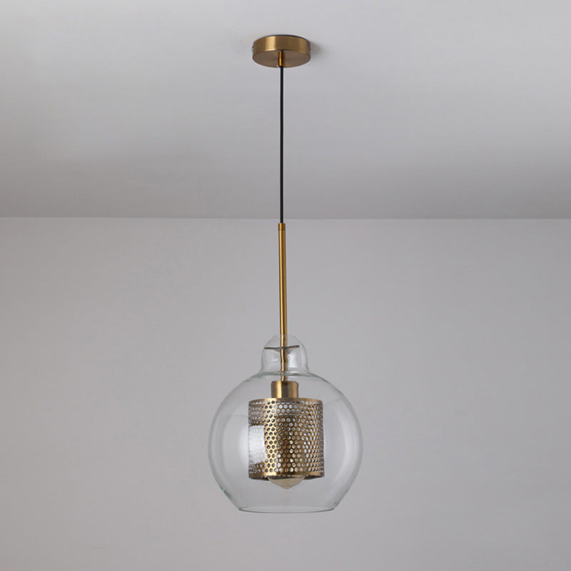 Olverai Elegant Round/Cylinder Glass Pendant Light