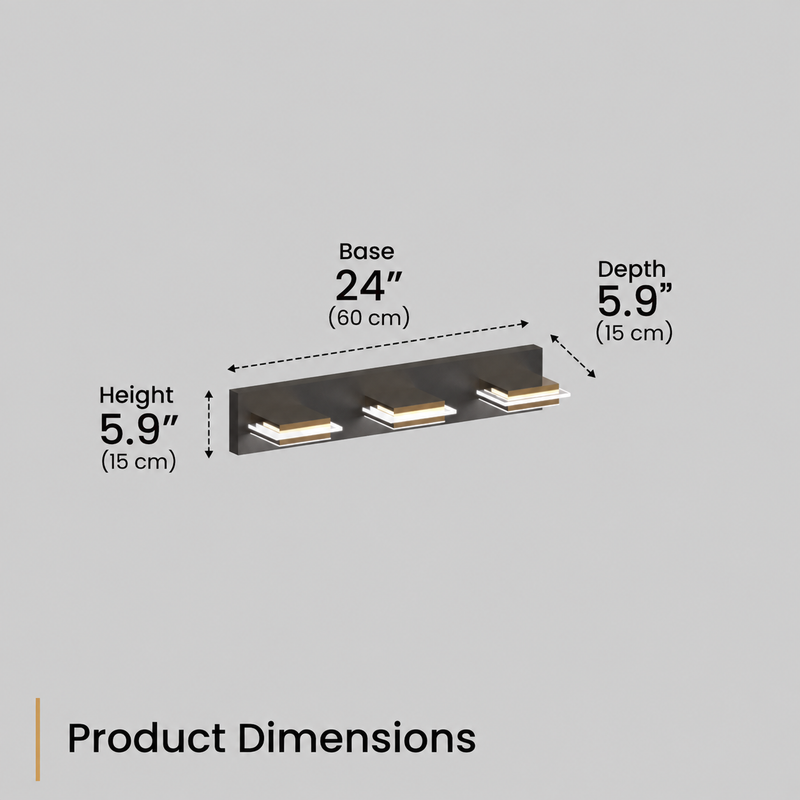 Olverai Varel 3-Light LED Vanity Light