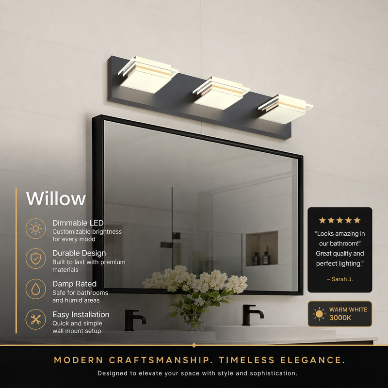 Olverai Varel 3-Light LED Vanity Light