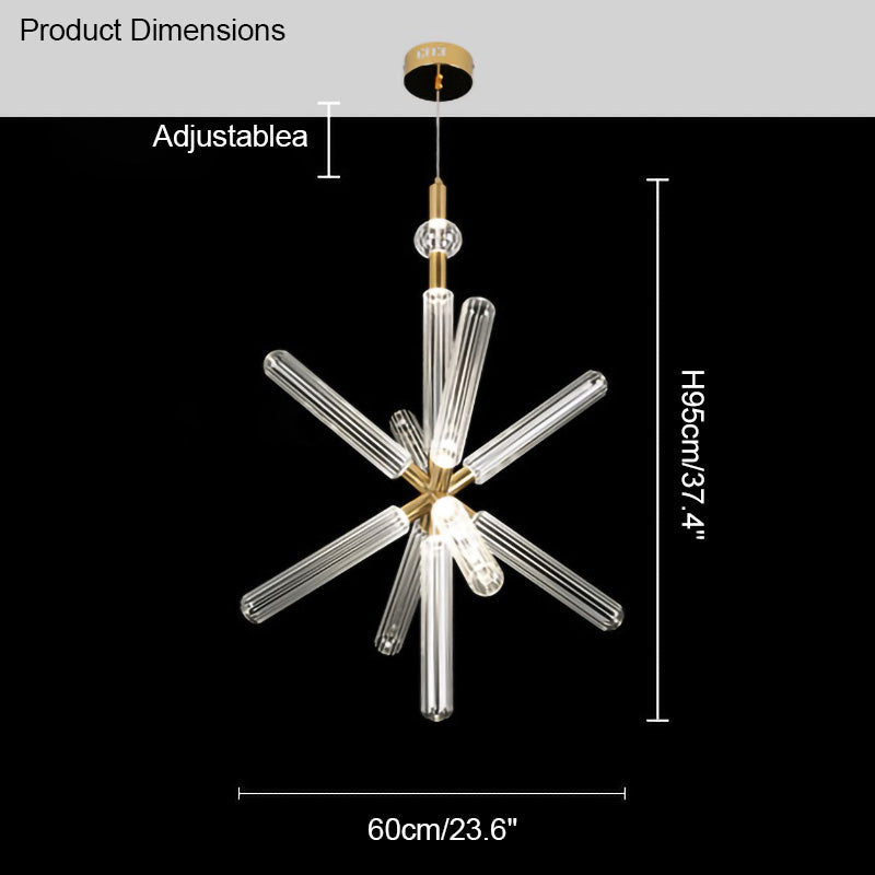 Olverai Cypher Vertical/Horizontal Glass Pendant light