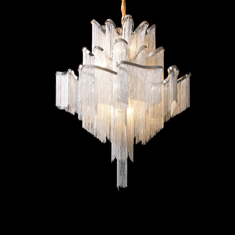 Olverai Fringe Tiered Chandelier