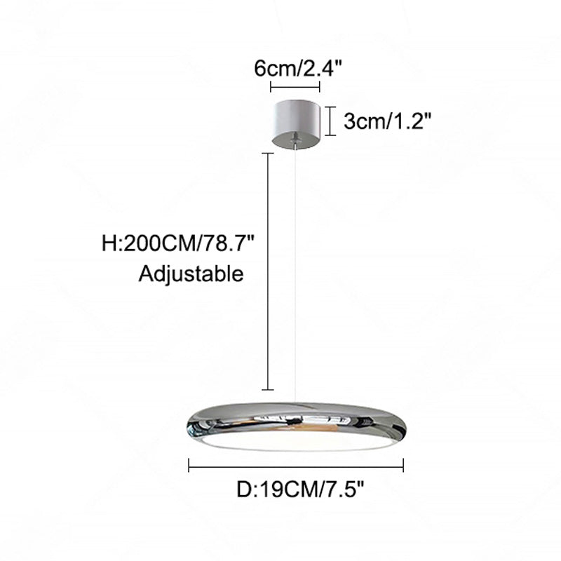 Olverai 3 Light Disc Pendant Light