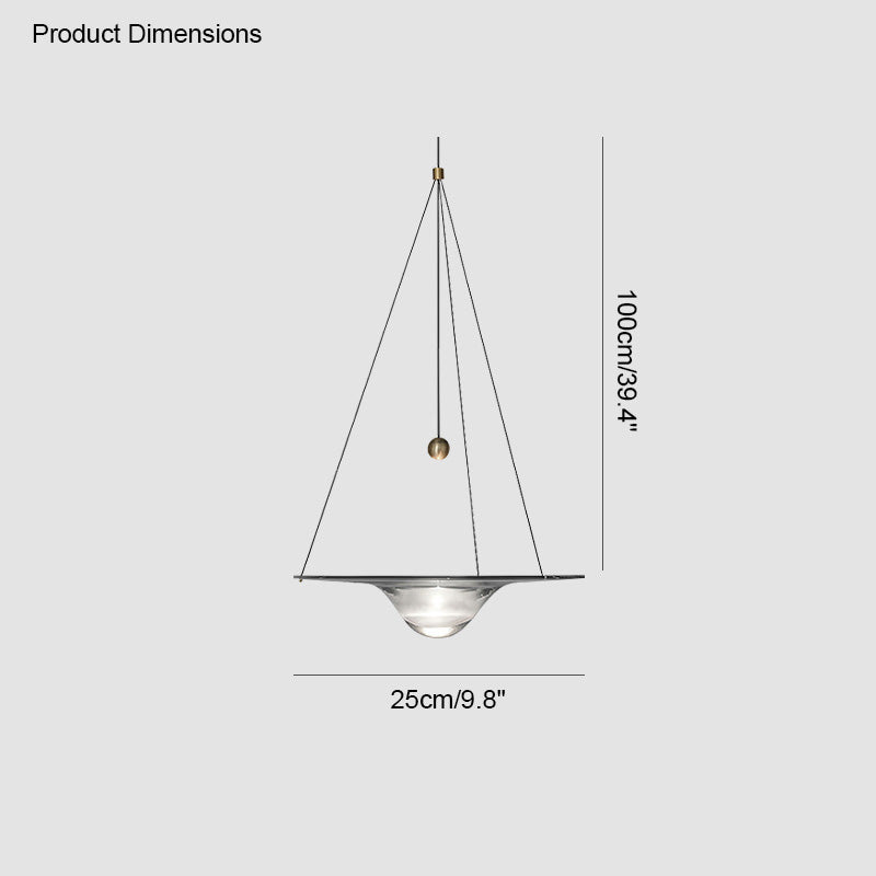 Olverai Ripple Glass Pendant Light