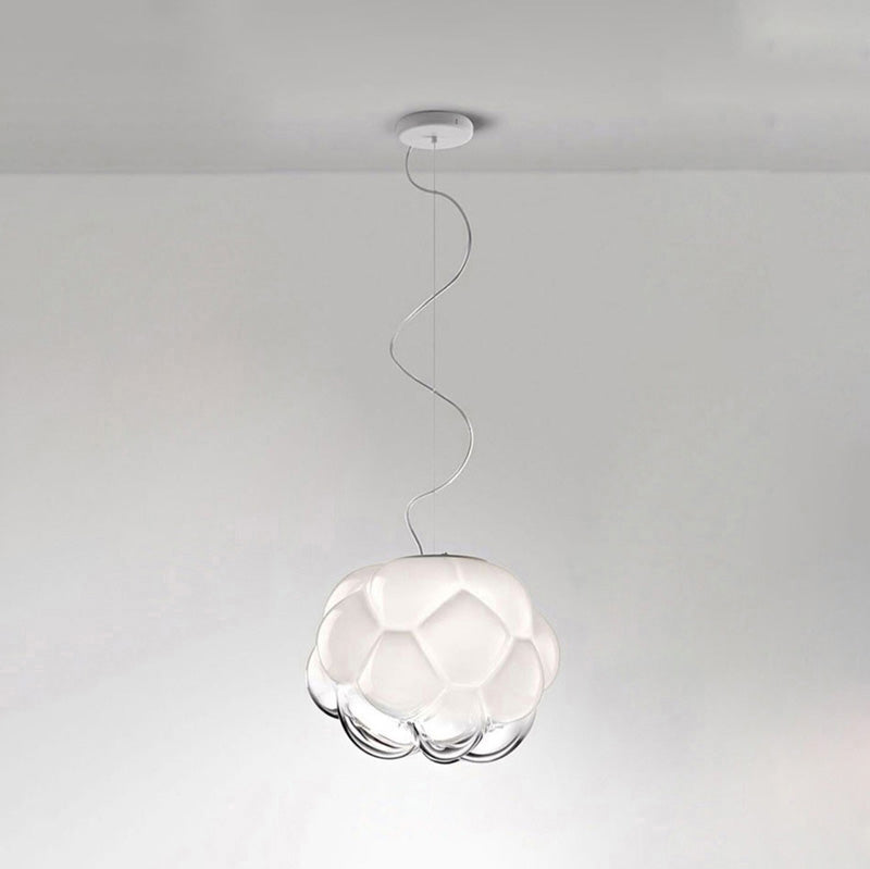 Olverai Cloud Milk Blown Glass Ceiling Light