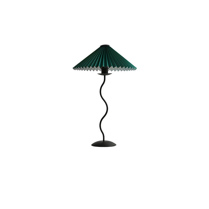 Olverai Pleated Squiggle Floor Lamp
