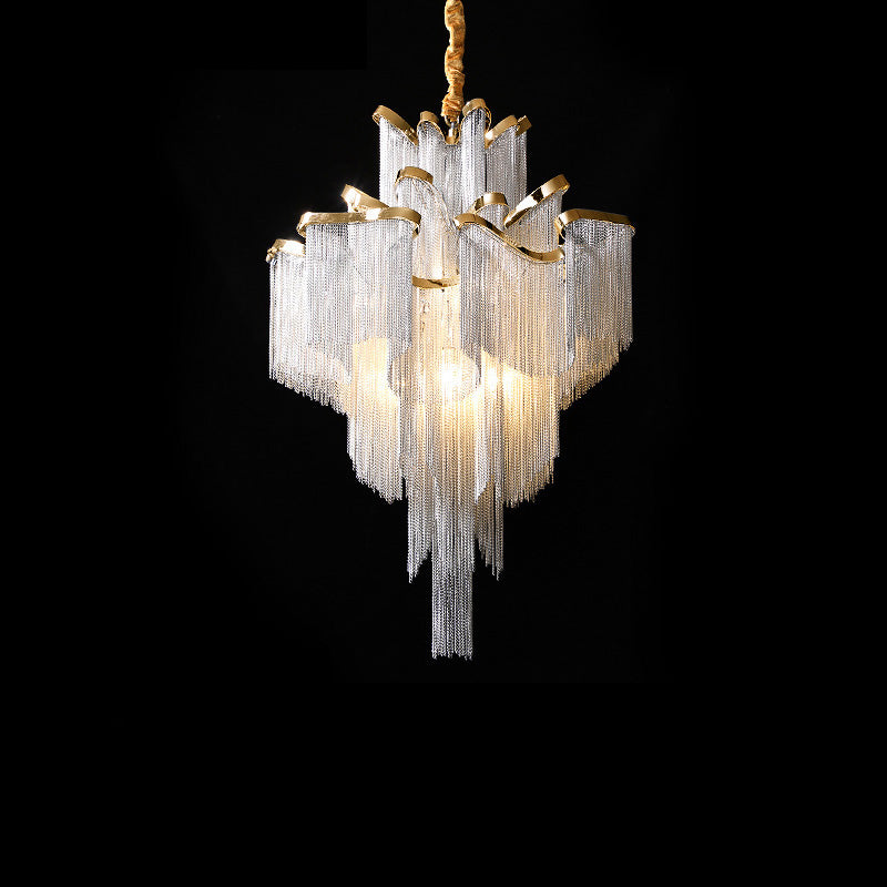 Olverai Fringe Tiered Chandelier