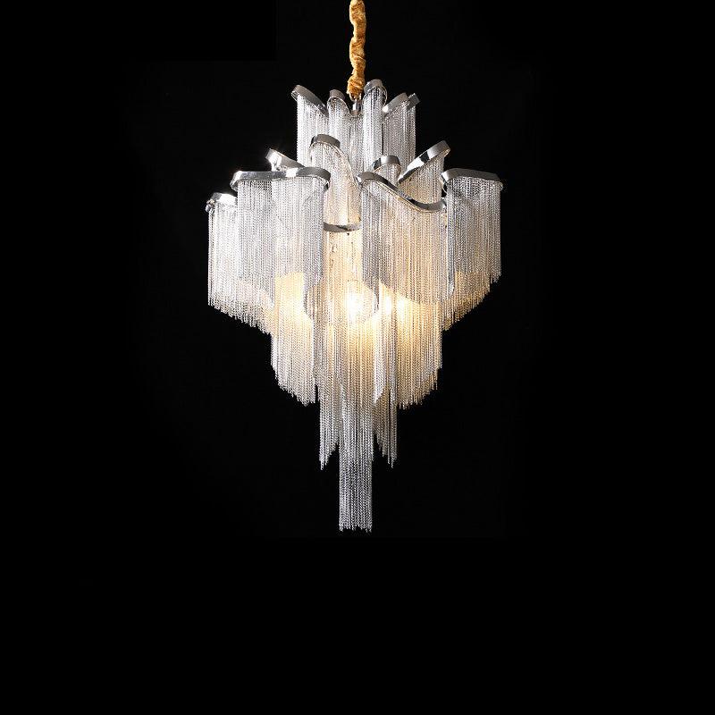 Olverai Fringe Tiered Chandelier