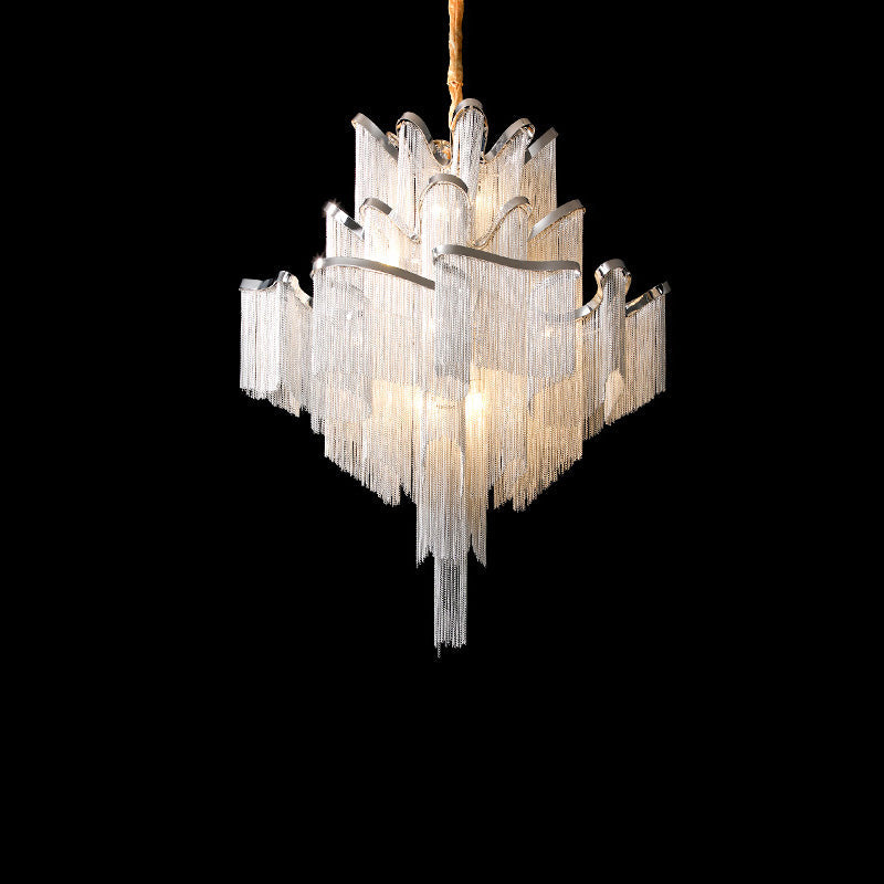 Olverai Fringe Tiered Chandelier