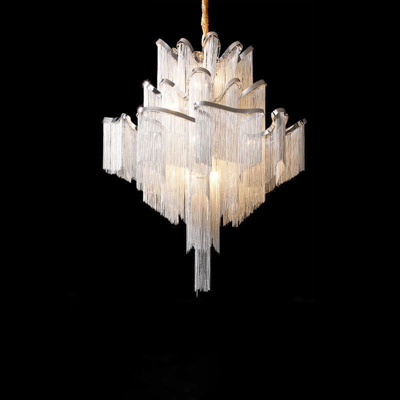 Olverai Fringe Tiered Chandelier