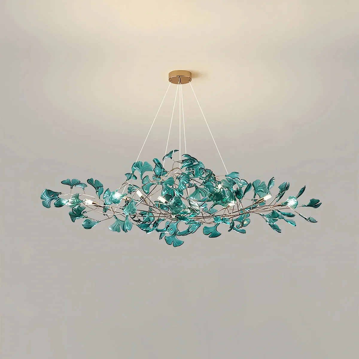 ginkgo leaf chandelier