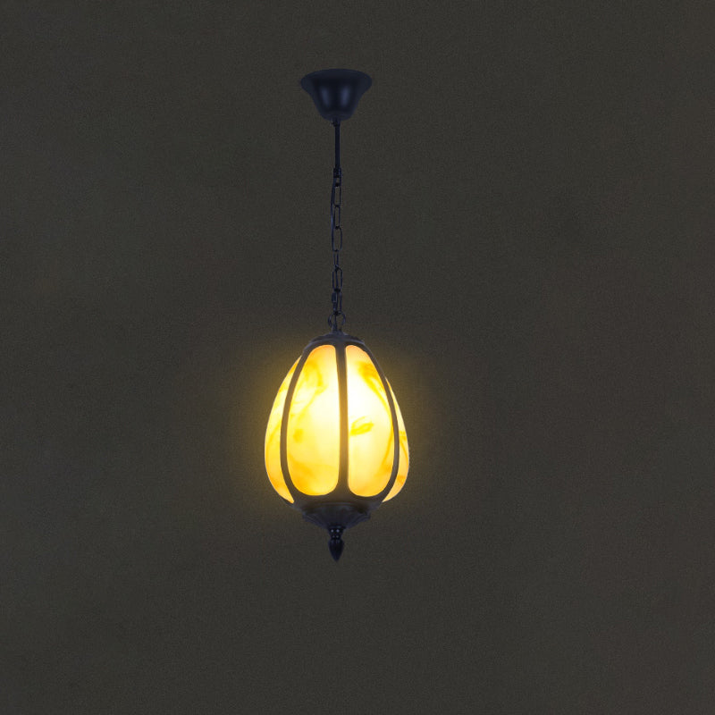 Olverai Outdoor Pumpkin Pendant Light