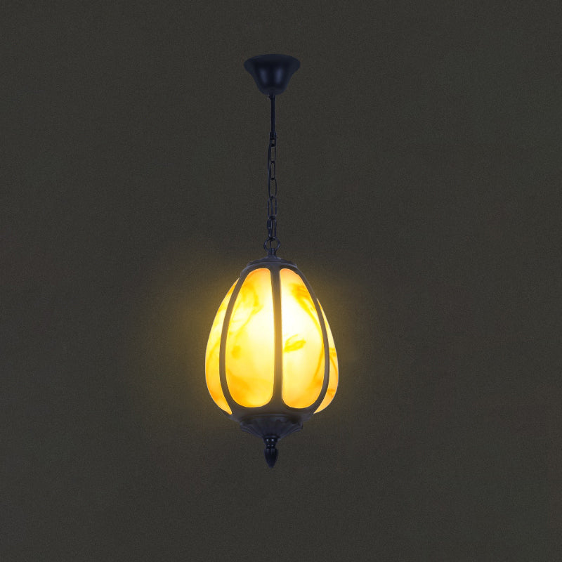 Olverai Outdoor Pumpkin Pendant Light