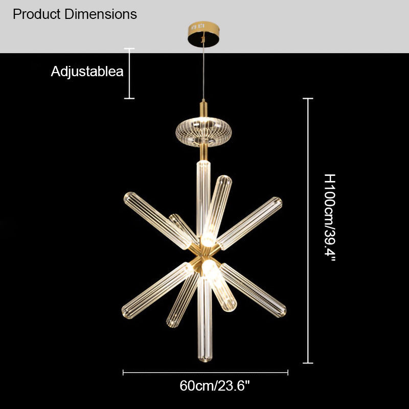Olverai Cypher Vertical/Horizontal Glass Pendant light