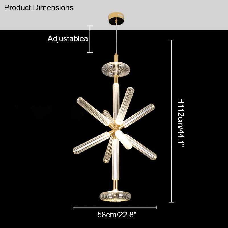 Olverai Cypher Vertical/Horizontal Glass Pendant light