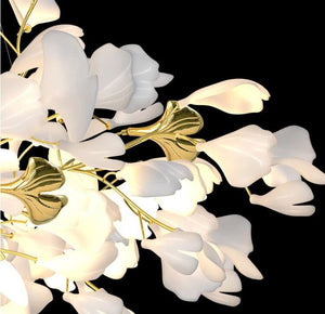 Alessia Ginkgo Grand Linear Chandelier